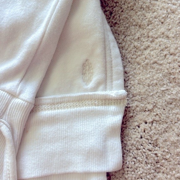 Free People FP Movement Only One Zip Up Hoodie White Size XS - Picture 3 of 7